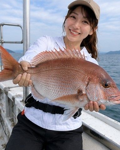 マダイ 47cm 瀬戸内の釣果写真